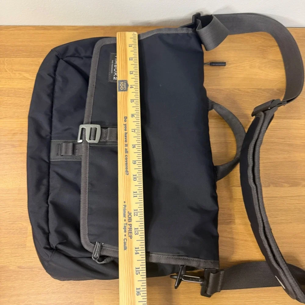 TIMBUK2 Transit Messenger Bag Black Charcoal Laptop Commuter Travel Bag